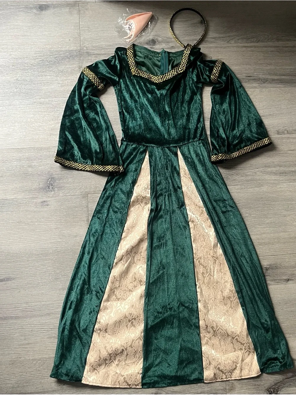 Medieval Elf Girl Costume Dress/Accesory